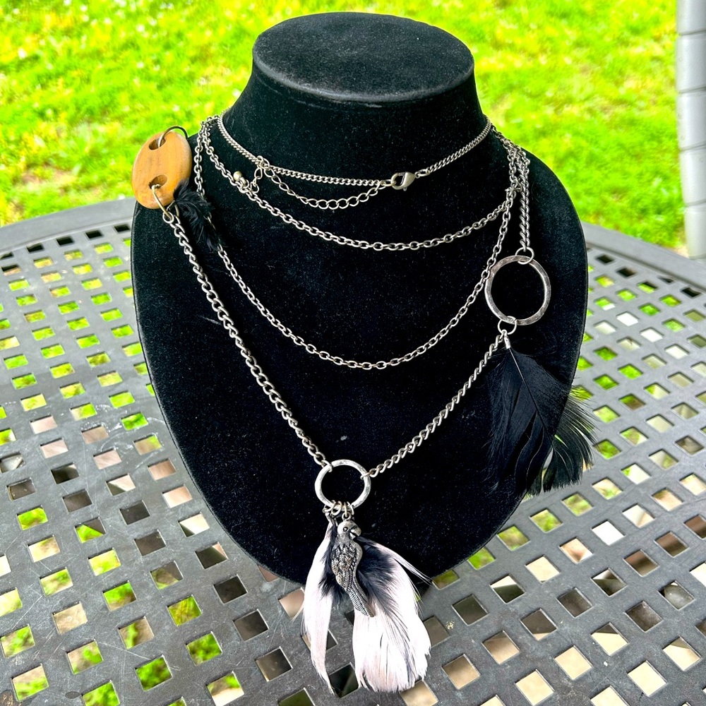 Feathered Necklace